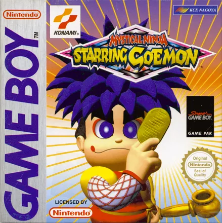 Mystical Ninja Starring Goemon Game Boy Front Cover