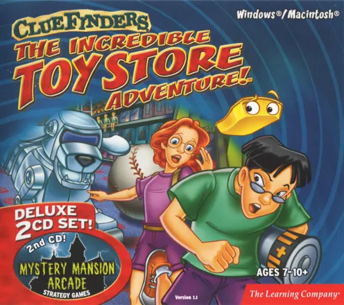 ClueFinders: The Incredible Toy Store Adventure Macintosh Front Cover