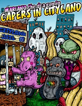 Mariano the Dragon: Capers in Cityland ZX Spectrum Front Cover