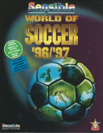 Sensible World of Soccer &#x27;96/&#x27;97 DOS Front Cover