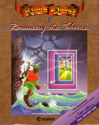 King&#x27;s Quest II: Romancing the Throne DOS Front Cover