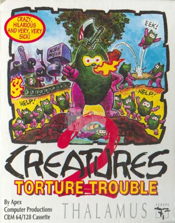 Creatures 2: Torture Trouble Commodore 64 Front Cover