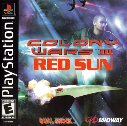 Colony Wars III: Red Sun PlayStation Front Cover