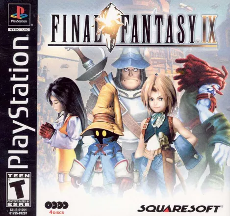 Final Fantasy IX PlayStation Front Cover