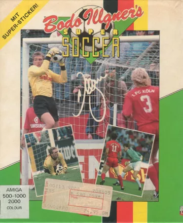 Gazza&#x27;s Super Soccer Amiga Front Cover