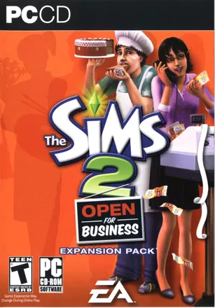 The Sims 2: Open for Business Windows Front Cover