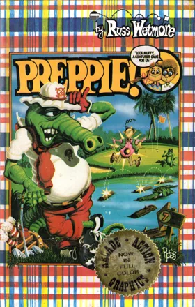 Preppie! Atari 8-bit Front Cover