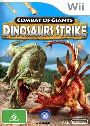 Battle of Giants: Dinosaurs Strike Wii Front Cover