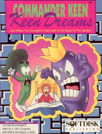 Commander Keen: Keen Dreams DOS Front Cover