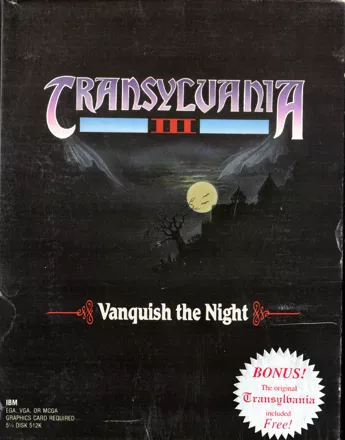 Transylvania III: Vanquish the Night DOS Front Cover