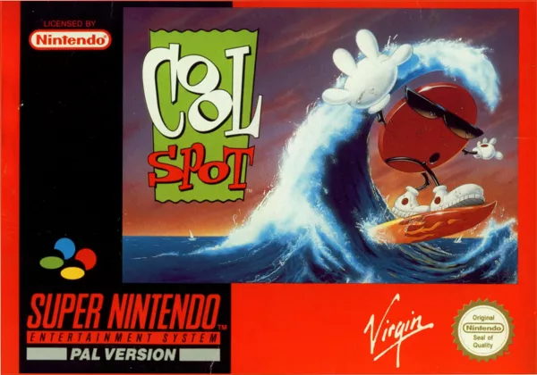 Cool Spot SNES Front Cover