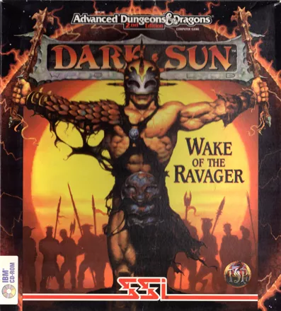 Dark Sun: Wake of the Ravager DOS Front Cover