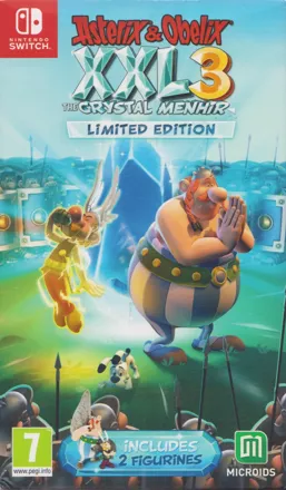 Asterix &#x26; Obelix XXL 3: The Crystal Menhir (Limited Edition) Nintendo Switch Front Cover