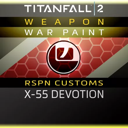 Titanfall 2: Weapon War Paint - RSPN Customs X-55 Devotion PlayStation 4 Front Cover