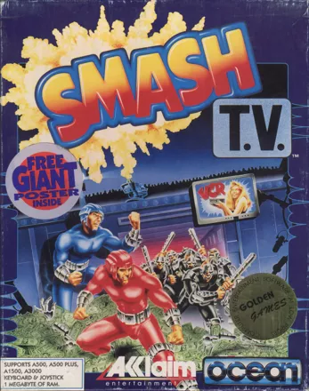 Smash T.V. Amiga Front Cover