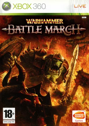 Warhammer: Mark of Chaos - Battle March Xbox 360 Front Cover