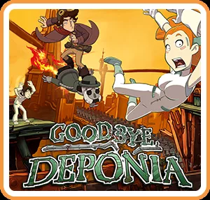 Goodbye Deponia Nintendo Switch Front Cover 1st version