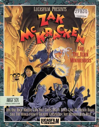 Zak McKracken and the Alien Mindbenders Amiga Front Cover