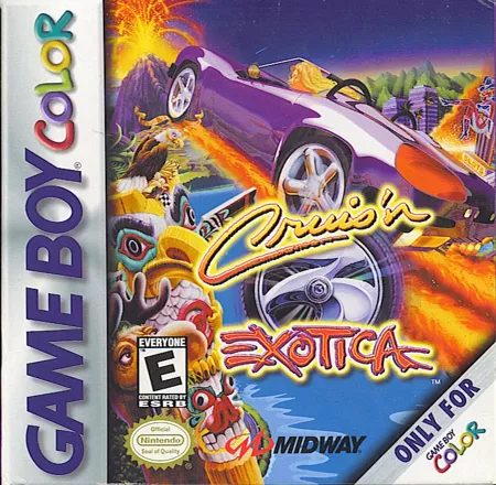 Cruis&#x27;n Exotica Game Boy Color Front Cover