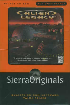 Alien Legacy DOS Front Cover