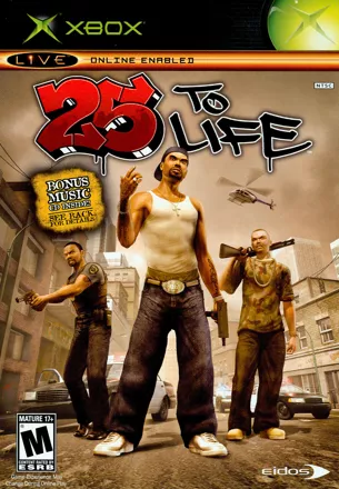 25 to Life Xbox Front Cover