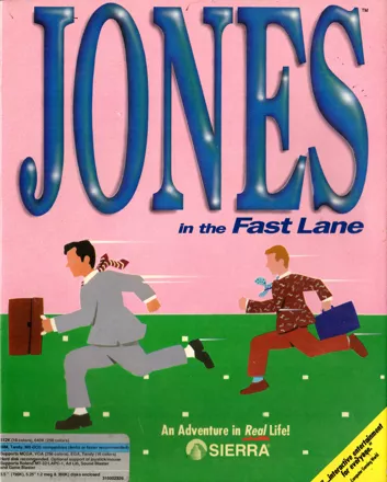 Jones in the Fast Lane DOS Front Cover