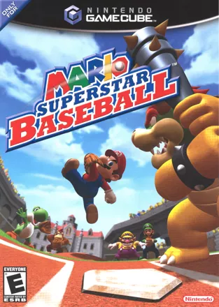 Mario Superstar Baseball GameCube Front Cover