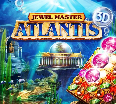 Jewel Link: Legends of Atlantis Nintendo 3DS Front Cover