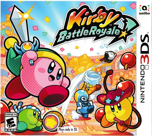 Kirby Battle Royale Nintendo 3DS Front Cover