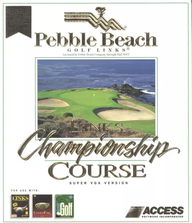 Links: Championship Course - Pebble Beach DOS Front Cover