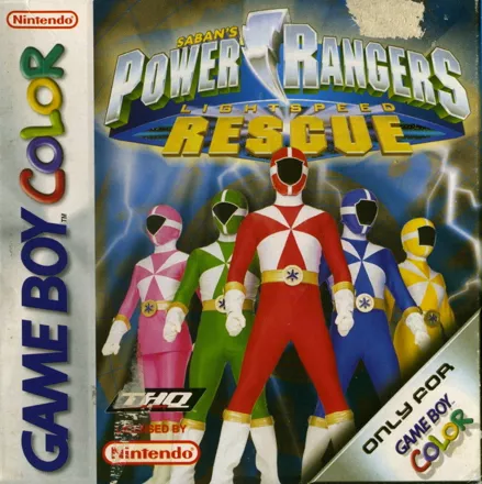 Saban&#x27;s Power Rangers: Lightspeed Rescue Game Boy Color Front Cover