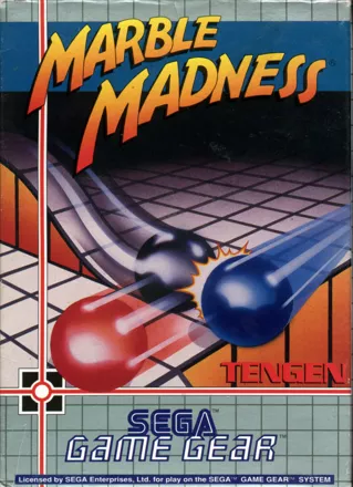 Marble Madness Game Gear Front Cover
