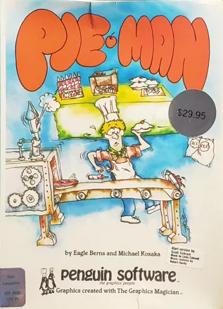 Pie-Man Atari 8-bit Front Cover