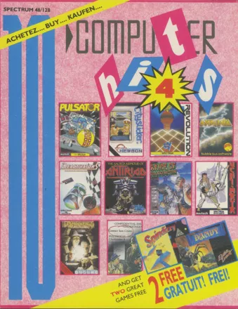 10 Computer Hits 4 ZX Spectrum Front Cover