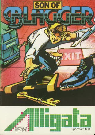 Son of Blagger ZX Spectrum Front Cover