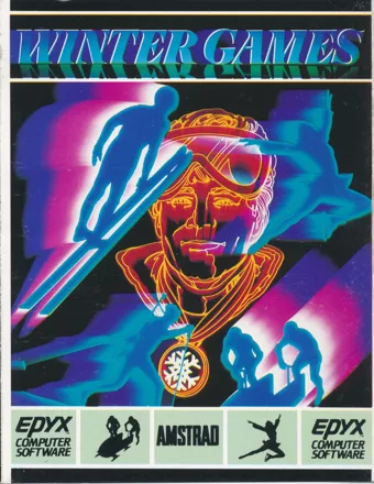 Winter Games Amstrad CPC Front Cover