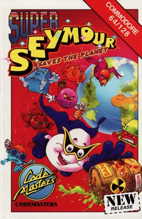 Super Seymour Saves the Planet Commodore 64 Front Cover