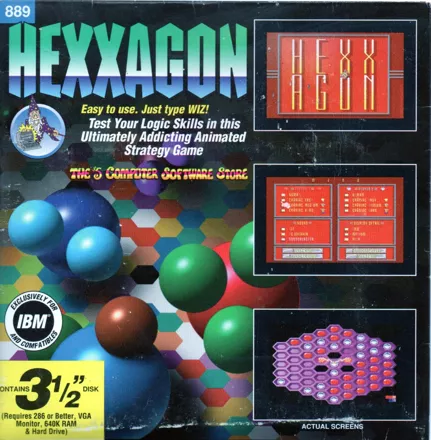 Hexxagon DOS Front Cover