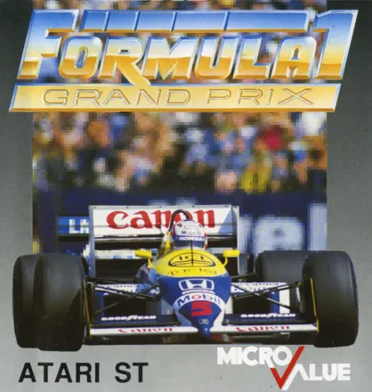 Formula 1 Grand Prix Atari ST Front Cover