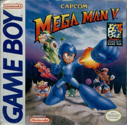 Mega Man V Game Boy Front Cover