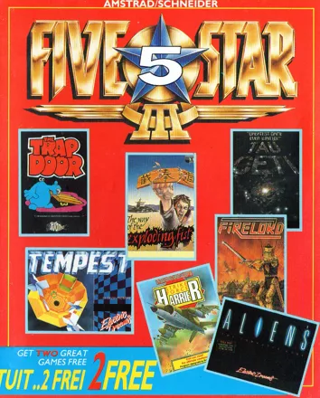 Five Star III Amstrad CPC Front Cover