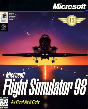 Microsoft Flight Simulator 98 Windows Front Cover