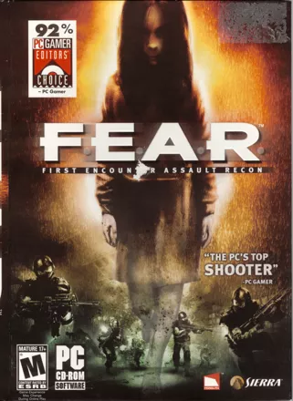 F.E.A.R.: First Encounter Assault Recon Windows Front Cover