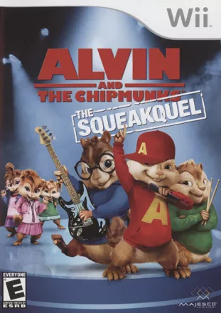 Alvin and the Chipmunks: The Squeakquel Wii Front Cover