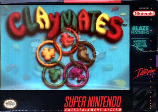Claymates SNES Front Cover
