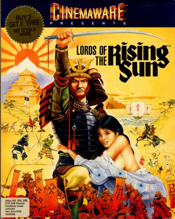 Lords of the Rising Sun Amiga Front Cover