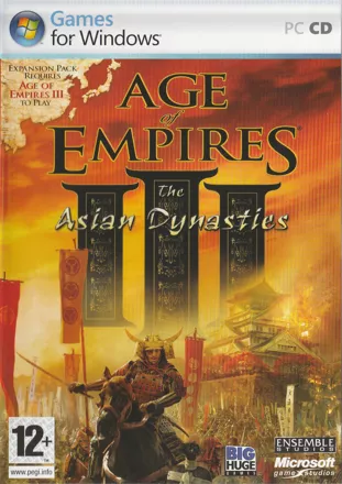 Age of Empires III: The Asian Dynasties Windows Front Cover