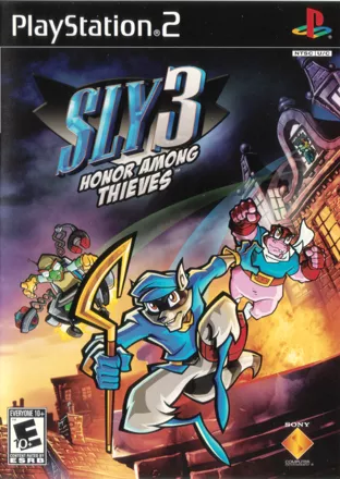 Sly 3: Honor Among Thieves PlayStation 2 Front Cover