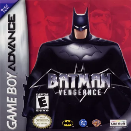 Batman: Vengeance Game Boy Advance Front Cover
