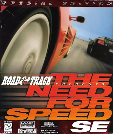 The Need for Speed: Special Edition DOS Front Cover